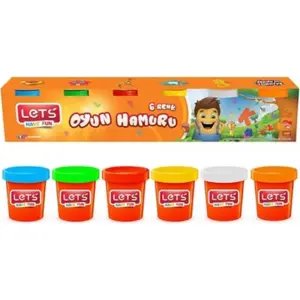Lets 6 Renk Oyun Hamuru