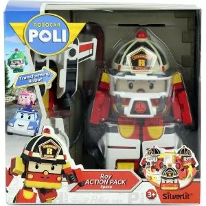 Robocar Astronot Aksesuarlı Transformers Robot Roy