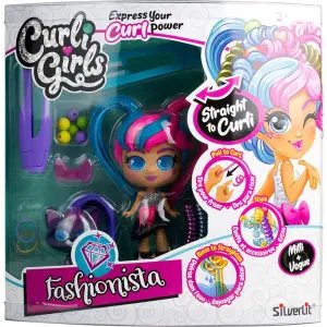 Silverlit Curli Girls Bebek ve Hayvan 2'li Set Fashionista