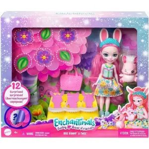 Enchantimals Bestie Reveal Yakın Arkadaş Bebekler - Bree Bunny & Twist HLK85