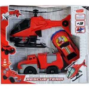 Roadmates Üçlü İtfaiye Araçları Oyun Seti