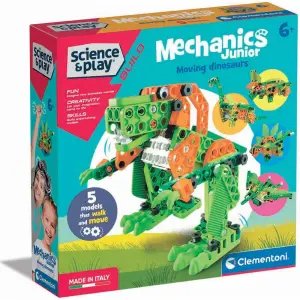 Clementoni Science & Play Build Mechanics Junior Hareketli Dinozorlar