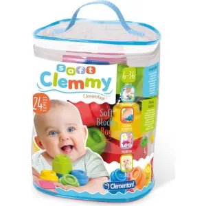 Baby Clementoni Soft Clemmy Çantalı Yumuşak Blok Seti 24 Parça