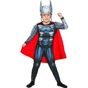 Avengers Thor Pelerinli Kostüm 4-6 Yaş
