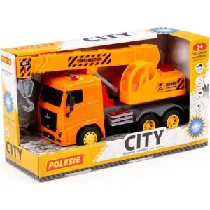 Polesie City Işıklı ve Sesli Sürtmeli Vinç