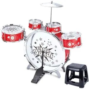 Tabureli Pedallı Davul Seti