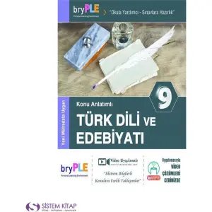 9. Sınıf Türk Dili ve Edebiyatı Konu Anlatımlı Soru Bankası
