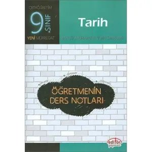 9. Sınıf Tarih Öğretmeninin Ders Notları