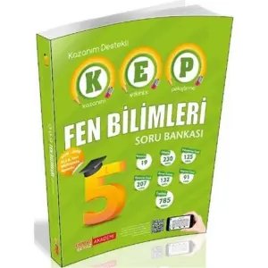 Kırmızı Beyaz 5.Sınıf Kep Fen Bilimleri Soru Bankası