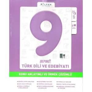 Bilfen 9.Sınıf Depar Türk Dili ve Edebiyatı Konu Anlatımlı Soru Bankası