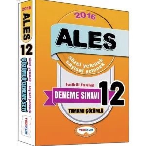 Ales 2016 Deneme Sınavı 12