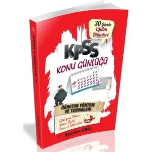Kpss Öğretim ve Eğitim Teknikleri Konu Günlüğü