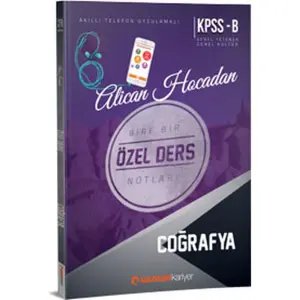 Kpss-B Alican Hocadan Coğrafya Özel Ders Notları