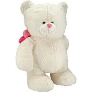 Arkada Papatya Tutan Peluş Ayı 55 Cm