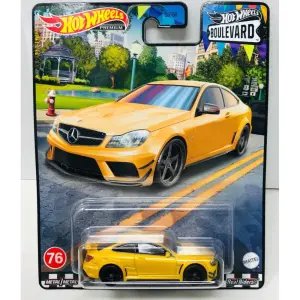 Hot Wheels Premium Boulevard 2012 Mercedes-Benz C 63 Amg Couple Black Series HKF23