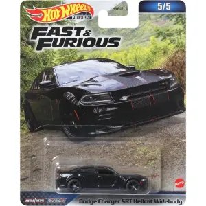 Hot Wheels Premium Fast & Furious Dodge Charger Srt Hellcat Widebody HNW50