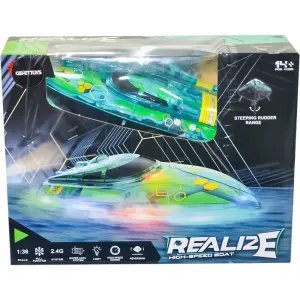 30 Km Hız Yapabilen Uzaktan Kumandalı Led Işıklı Tekne