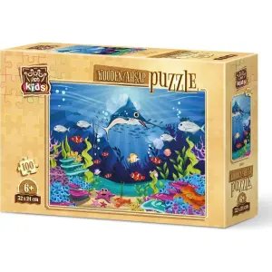 Art Kids Okyanus Trafiği 100 Parça Ahşap Puzzle 5902
