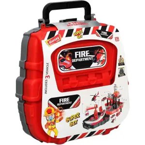 Heroes Çantalı İtfaiye & Araç Oyun Seti