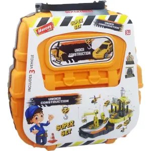 Heroes Çantalı İnşaat & Araç Oyun Seti