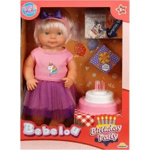 Bebelou Doğum Günü Bebeği Oyun Seti
