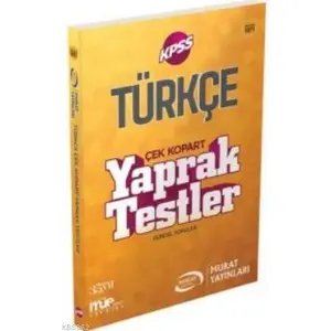 Kpss Türkçe Çek Kopart Yaprak Testler