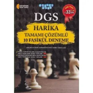 Dgs Harika Tamamı Çözümlü 10 Fasikül Deneme