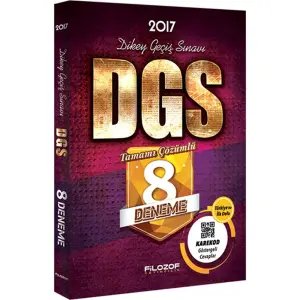 Dgs 2017 Tamamı Çözümlü 8 Deneme