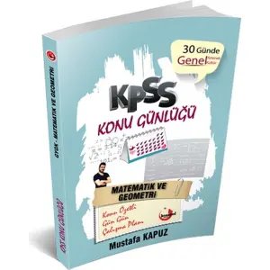 2018 Kpss Matematik ve Geometri Konu Günlüğü