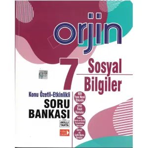 Orjin 7. Sınıf Sosyal Bilgiler Soru Bankası