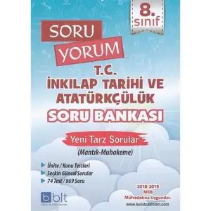 8.Sınıf T.C. İnkilap Tarihi ve Atatürkçülük Soru Bankası
