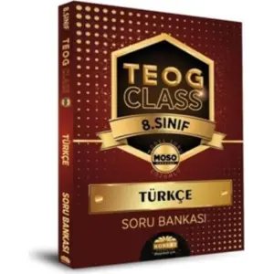 8. Sınıf Teog Class Türkçe Soru Bankası