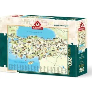 Art Puzzle Türkiye Kültür Haritası 260 Parça 4288