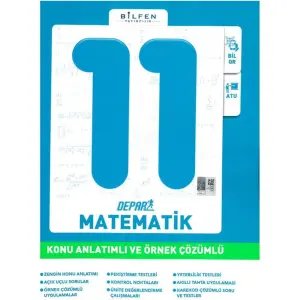 Bilfen 11. Sınıf Depar Matematik Konu Anltımlı ve Örnek Çözümlü