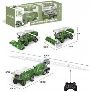 Uzaktan Kumandalı Şarjlı Aksesuarlı Biçerdöver Seti