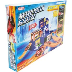 Yarış Arabaları Garajı ve Metal Yarış Arabaları Oyun Seti