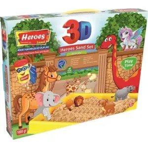 Heroes Sand 3D Dinozorlar Oyun Kumu Seti 1000 Gr