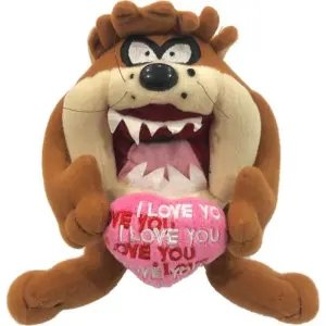 Tazmanya Canavarı Peluş I Love You 20Cm