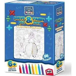 Art Kids Puzzle Çöz & Boya Çıkarma 100 Parça 5847