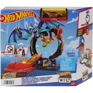 Hot Wheels Düşman Yaratıklar Bat Çemberi Saldırısı Oyun Seti HTN78