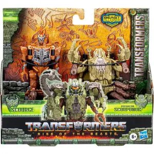 Transformers Rise Of The Beasts Scourge & Predacon Scorponok F4620
