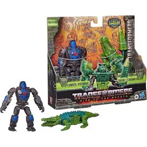 Transformers Rise Of The Beasts Optimus Primal & Skull Cruncher F4619