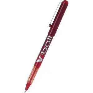 Pilot V-Ball 0.5 Kırmızı Kalem