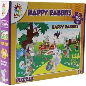 Happy Rabbits Puzzle 150 Parça