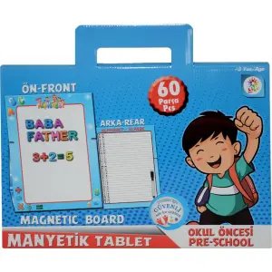 Manyetik Tablet 62 Parça Aktivite Seti
