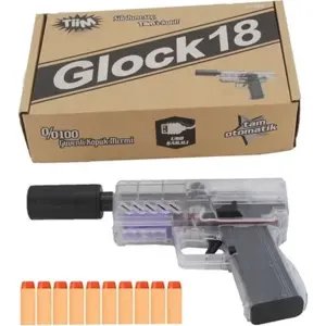 Tiim Şarjlı Otomatik Susturuculu Glock 18 D3