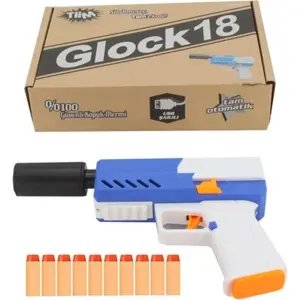 Tiim Şarjlı Otomatik Susturuculu Glock 18 D2