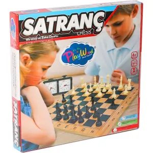 Playwood Ahşap Satranç Takımı