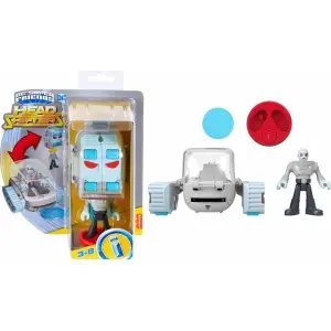 İmaginext Dc Super Friends Head Shifters Mr. Freeze & Snow Tank HKM28