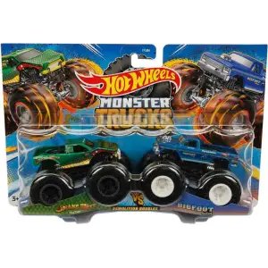 Hot Wheels Monster Trucks 1:64 İkili Araçlar - Bigbite Vs Bigfoot